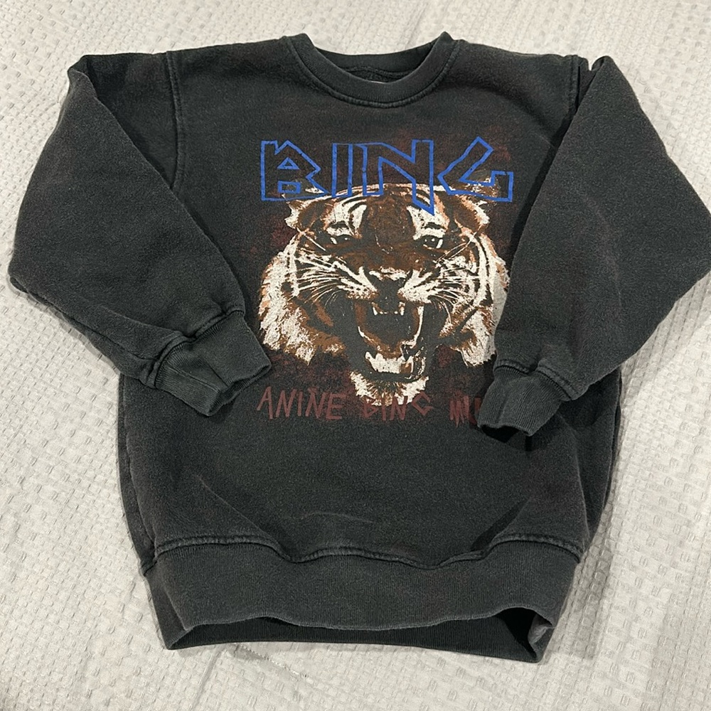 LIKE NEW Anine Bing kids sweatshirt. Size 5/6. Pet and smoke free home!